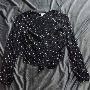 Arizona Jean Co. Starry Black Women's Crop Top